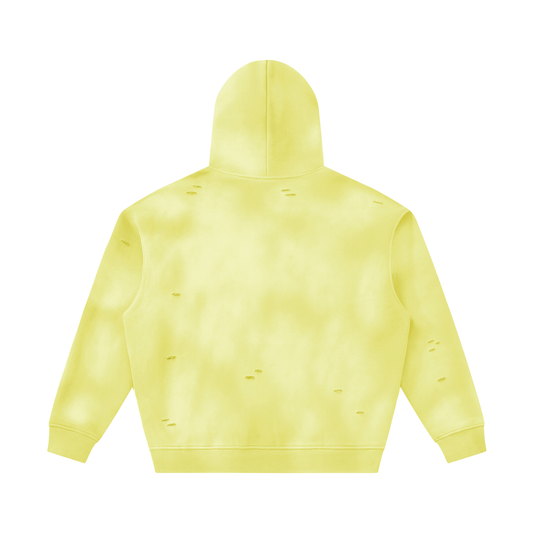 Called Sunfade Frayed Fleece Hoodie