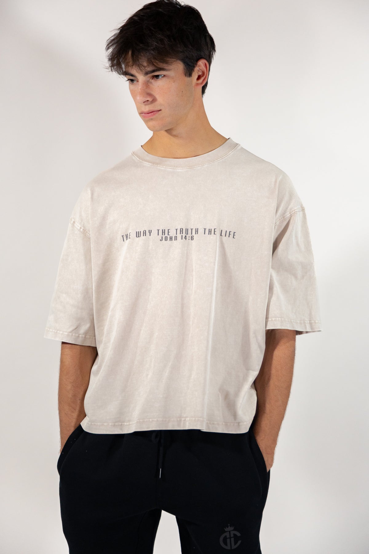 Called Mineral Wash Boxy TEE