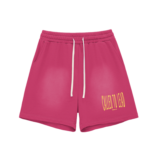 Called Sun Fade Raw Edge Shorts