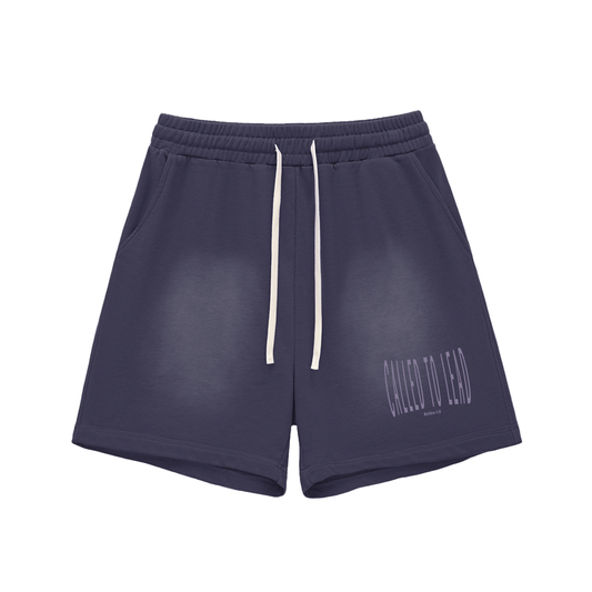 Called Sun Fade Raw Edge Shorts