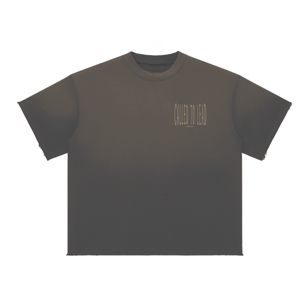 Called Sun Fade Raw Edge TEE