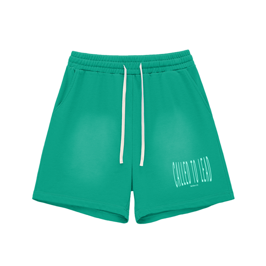 Called Sun Fade Raw Edge Shorts