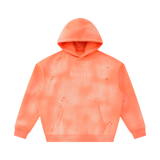 Called Sunfade Frayed Fleece Hoodie