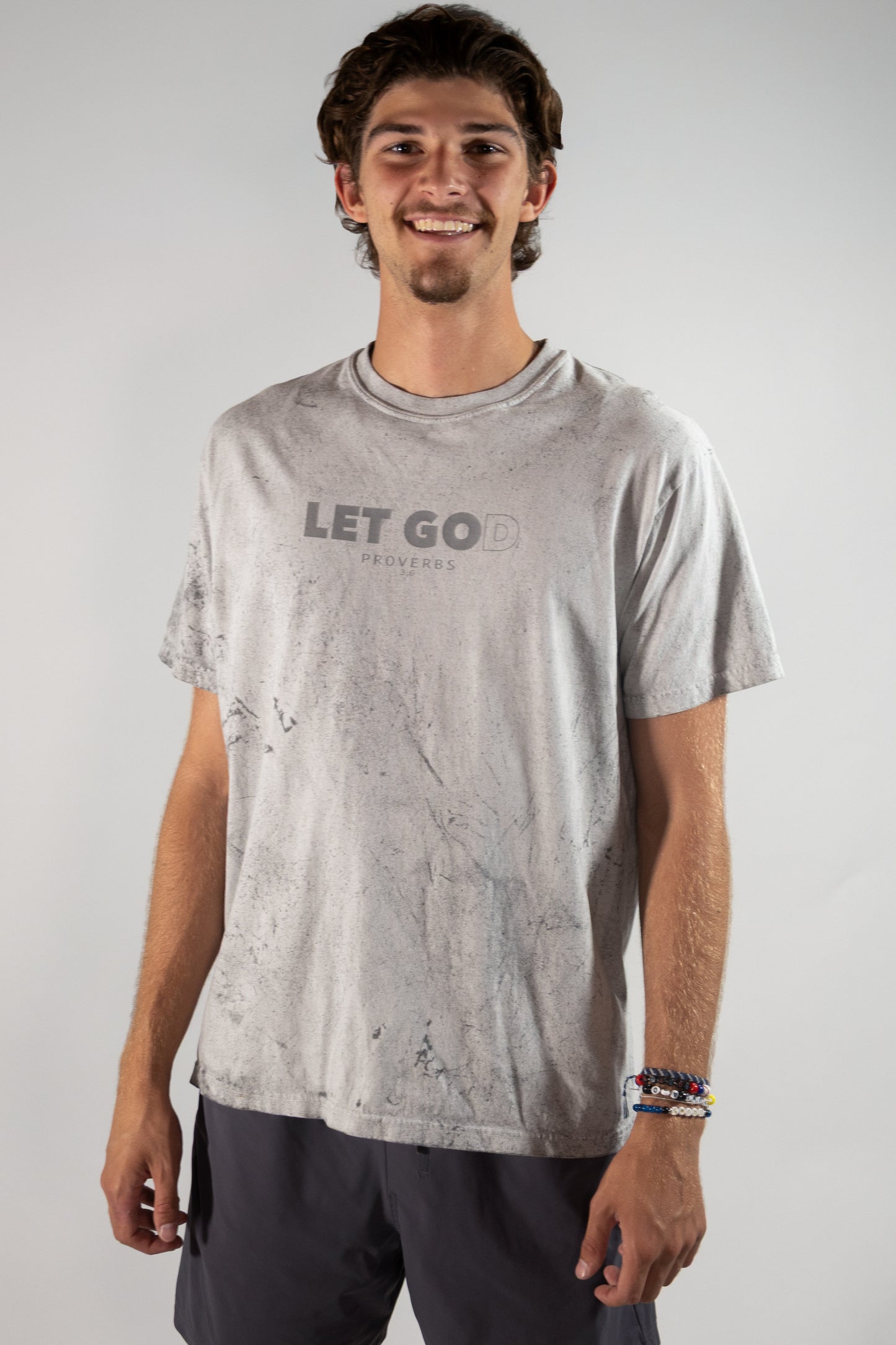 "Let Go let God" Colorblast tee
