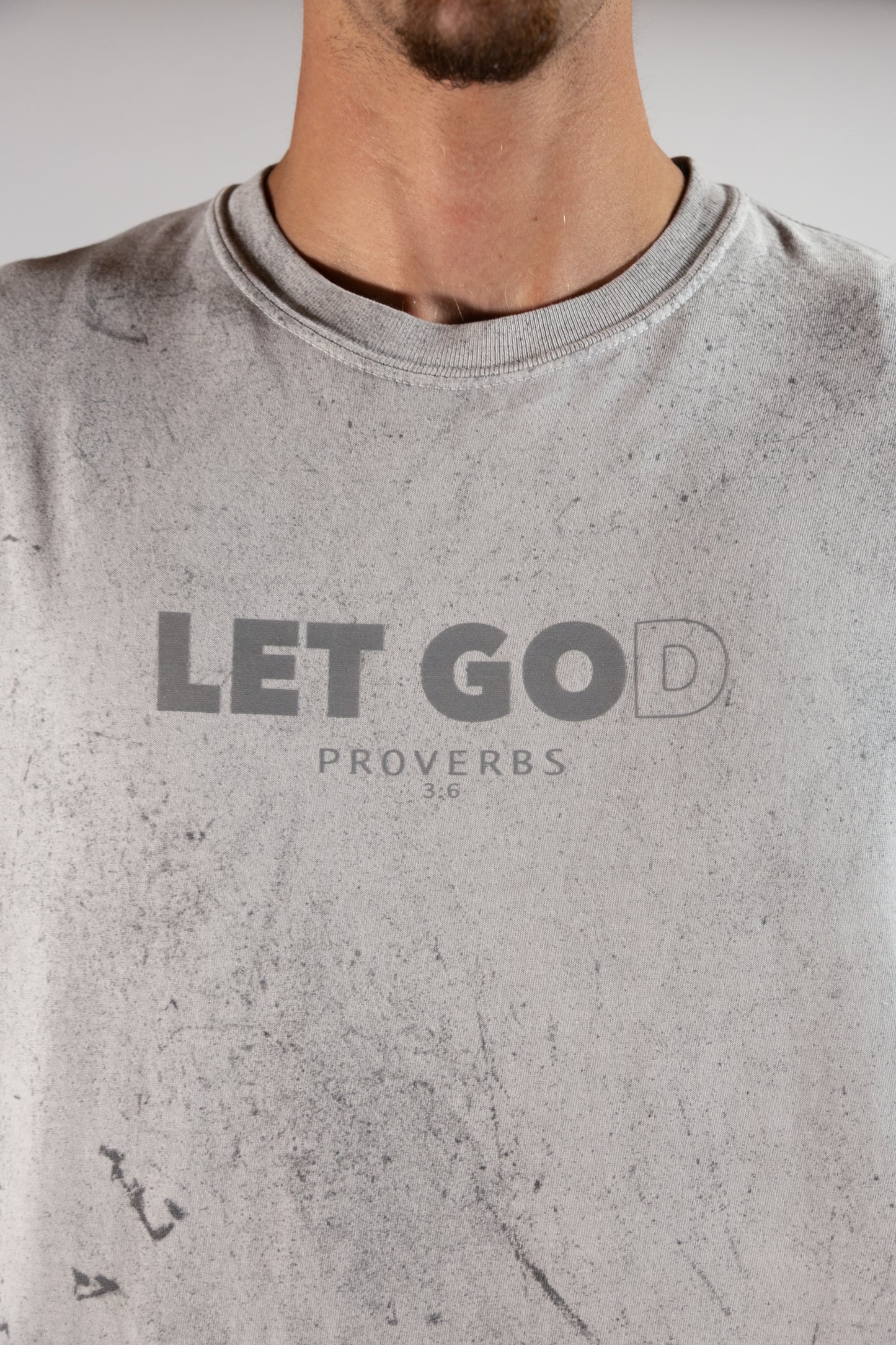 "Let Go let God" Colorblast tee