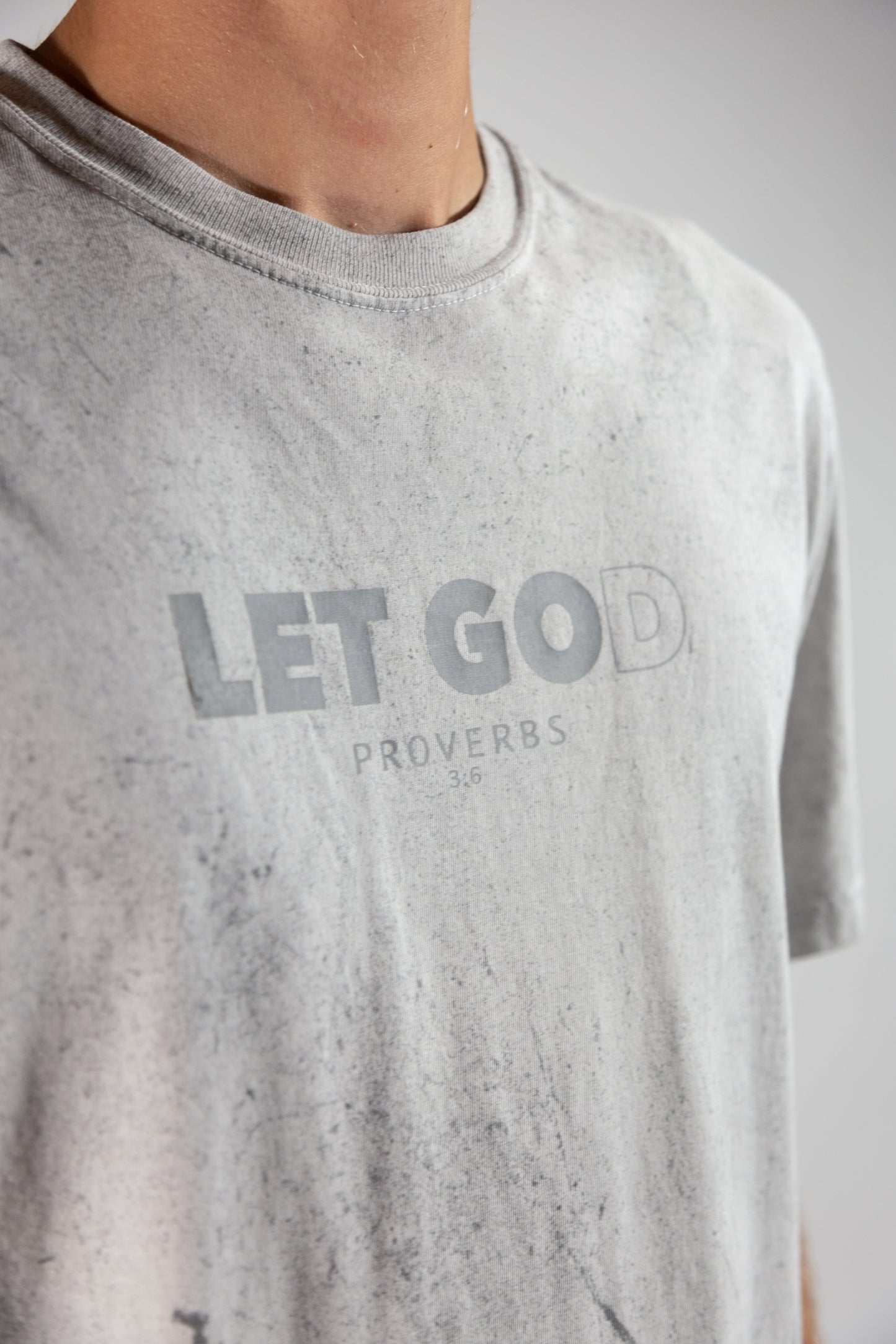 "Let Go let God" Colorblast tee