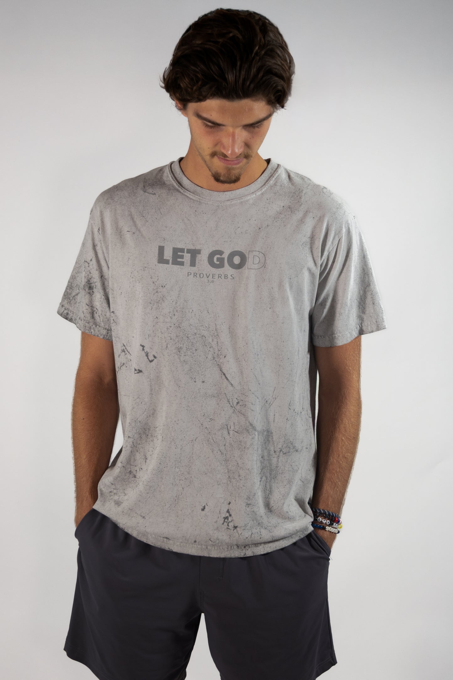 "Let Go let God" Colorblast tee