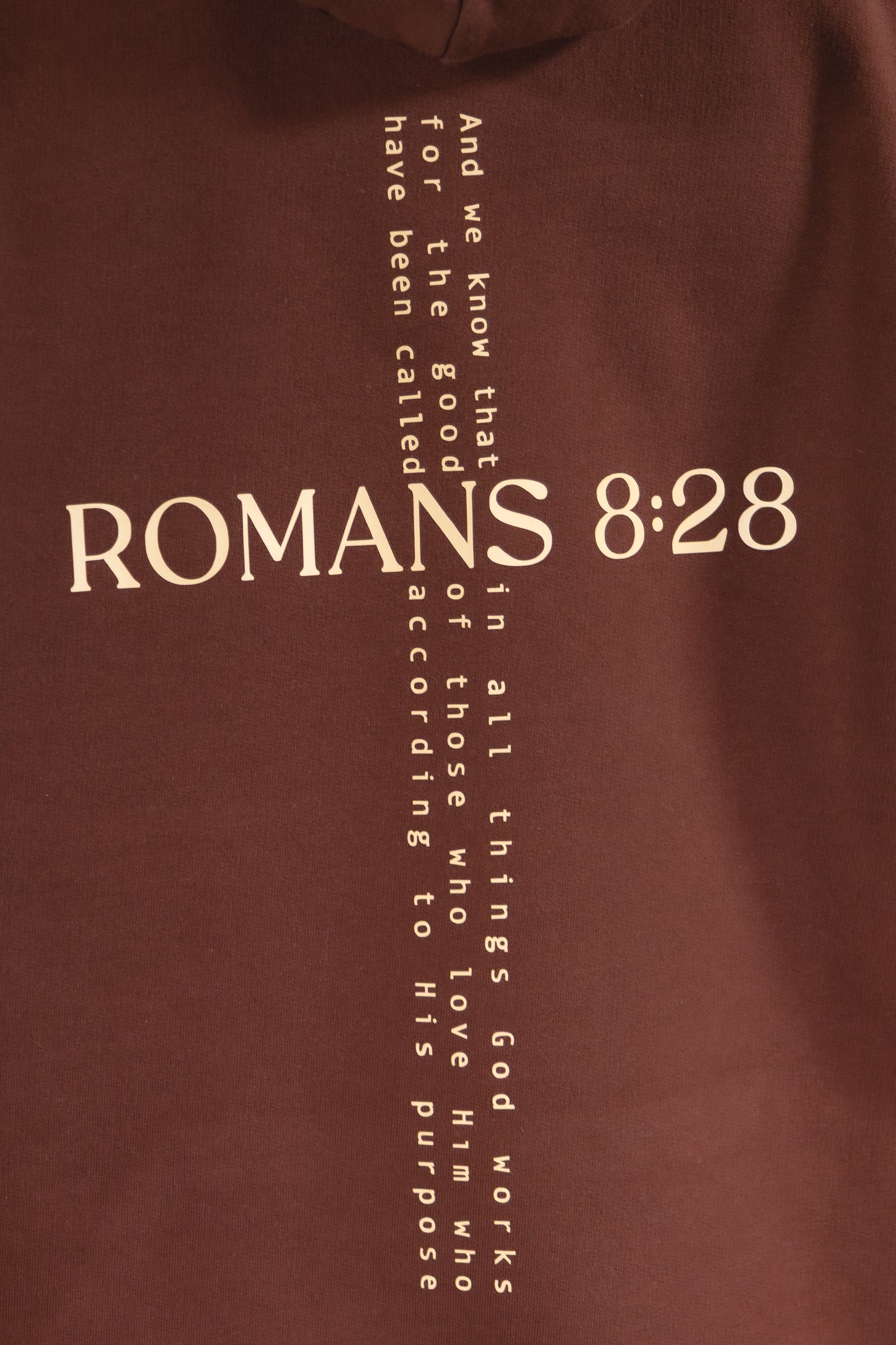 Romans 8:28 Cross - Hoodie