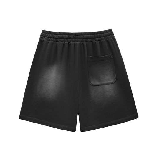 Called Sun Fade Raw Edge Shorts