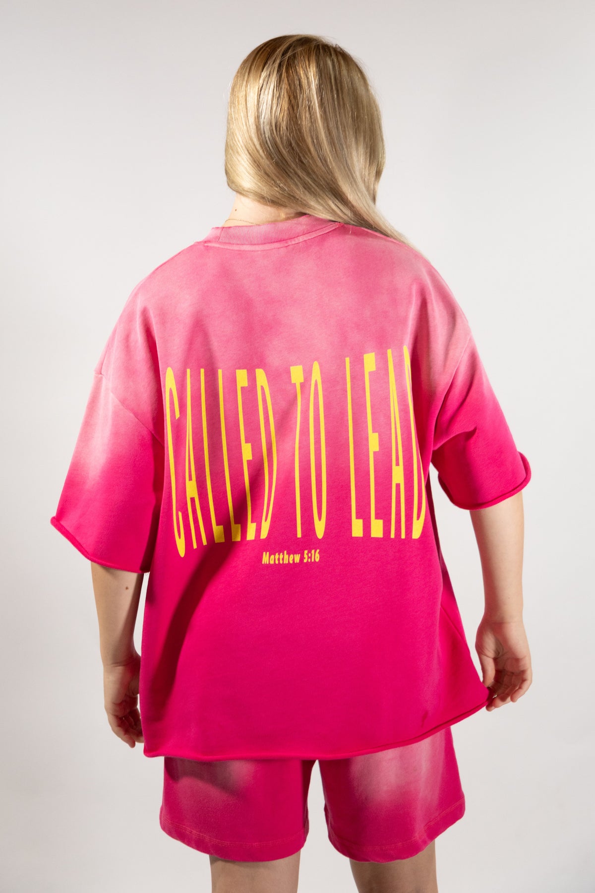 Called Sun Fade Raw Edge TEE