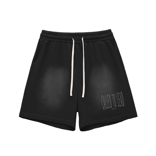 Called Sun Fade Raw Edge Shorts