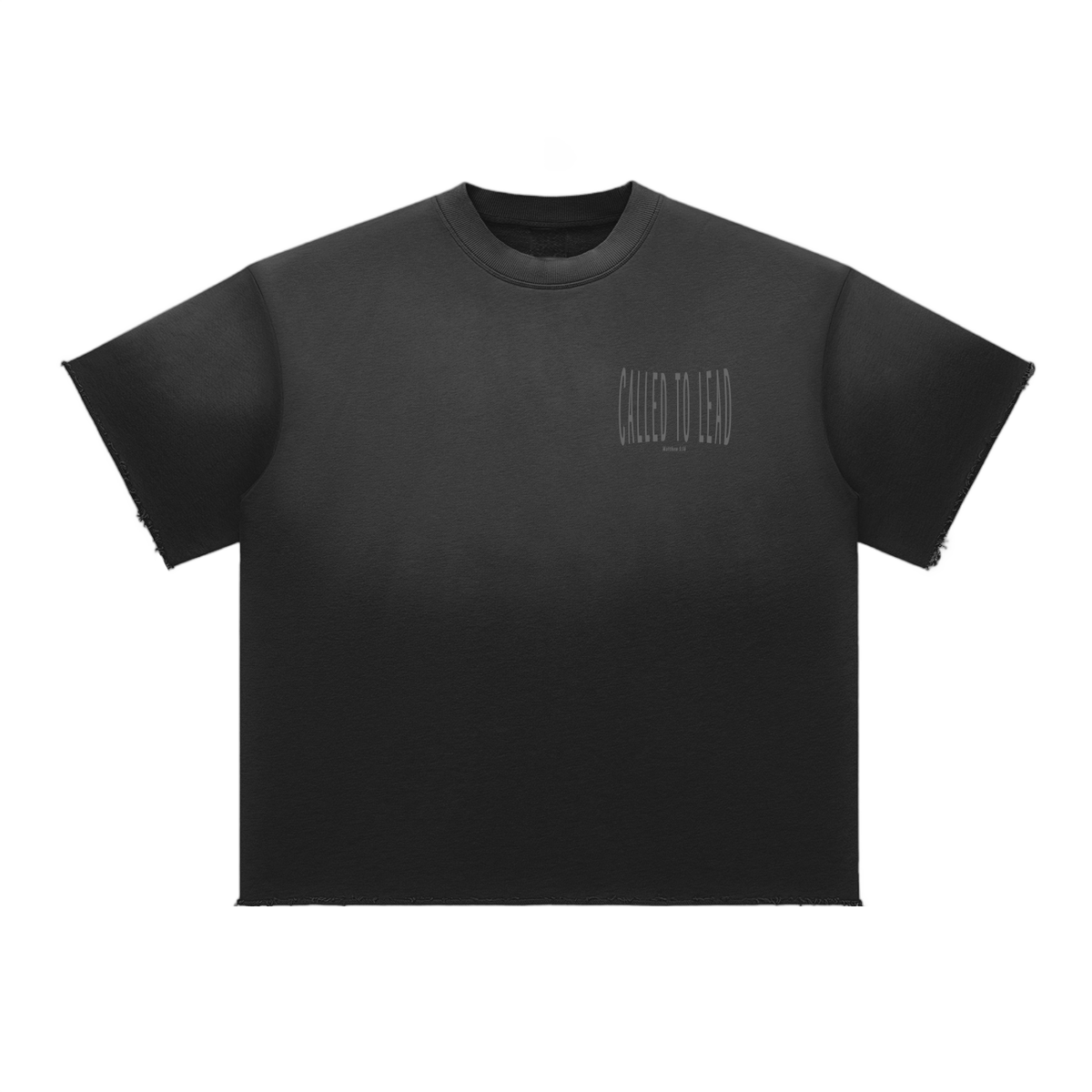 Called Sun Fade Raw Edge TEE