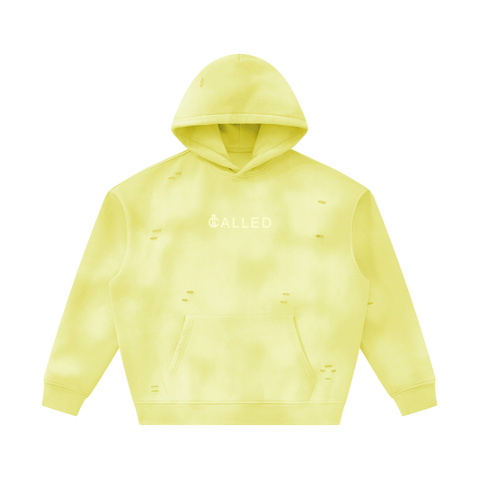 Called Sunfade Frayed Fleece Hoodie