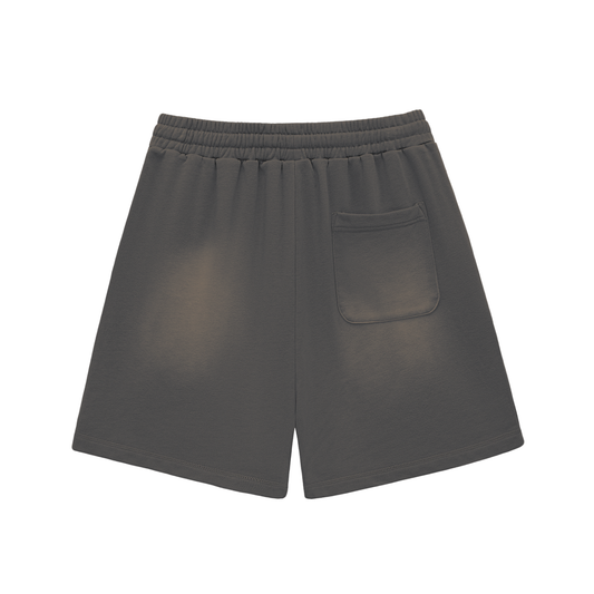 Called Sun Fade Raw Edge Shorts