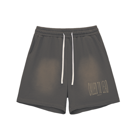 Called Sun Fade Raw Edge Shorts