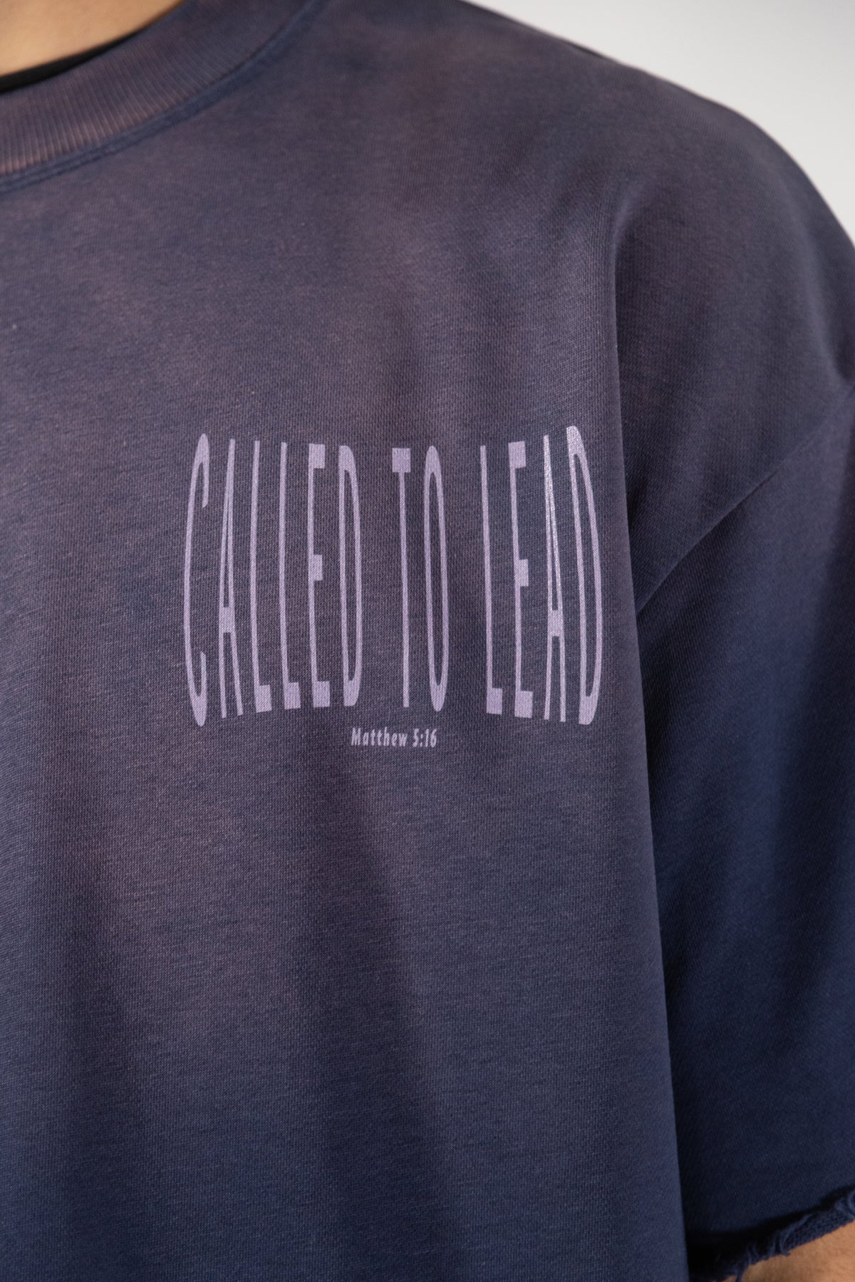Called Sun Fade Raw Edge TEE