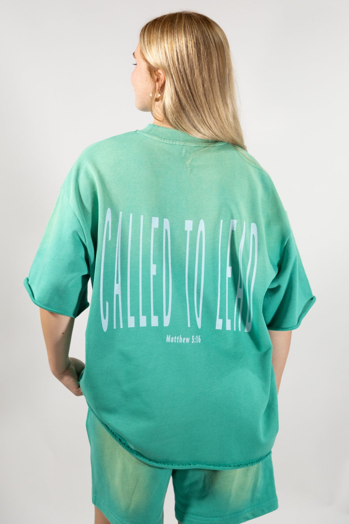Called Sun Fade Raw Edge TEE