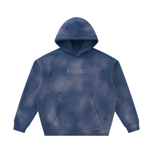 Called Sunfade Frayed Fleece Hoodie